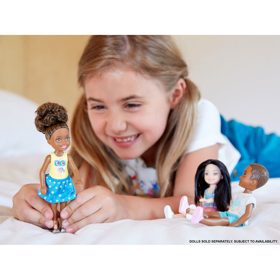 Кукла Barbie - Клуб Челси, Челси мулатка, 14 см  