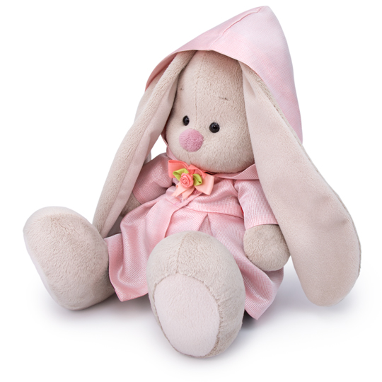Мягкая игрушка – Зайка Ми в розовом плаще, малый, 18 см  