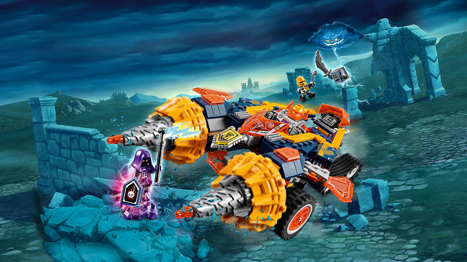 Lego Nexo Knights: Бур-машина Акселя  