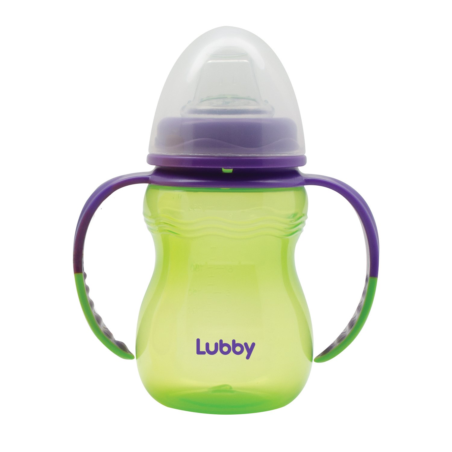 

Поильник-непроливайка зеленый с ручками серия Классика, мягкий носик, 250 мл, от 6 мес