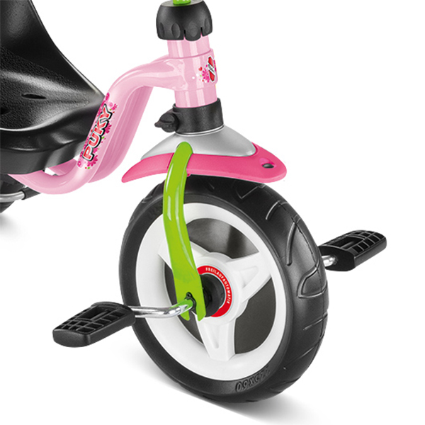 Трехколесный велосипед CAT 1S, pink-kiwi/ розовый-киви  