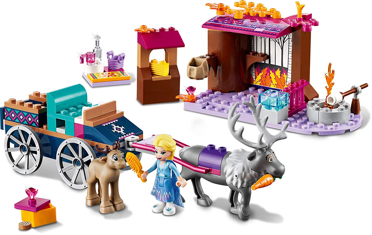 Lego Disney Princess. Конструктор Лего Принцессы Дисней - Дорожные приключения Эльзы  