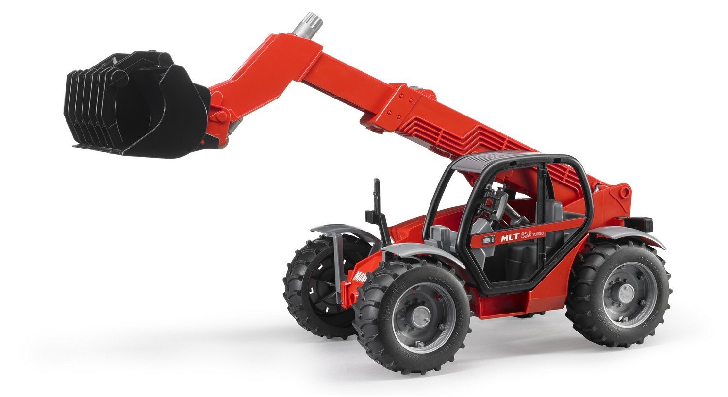 Погрузчик колесный Bruder Manitou MLT 633 с телескопическим ковшом  