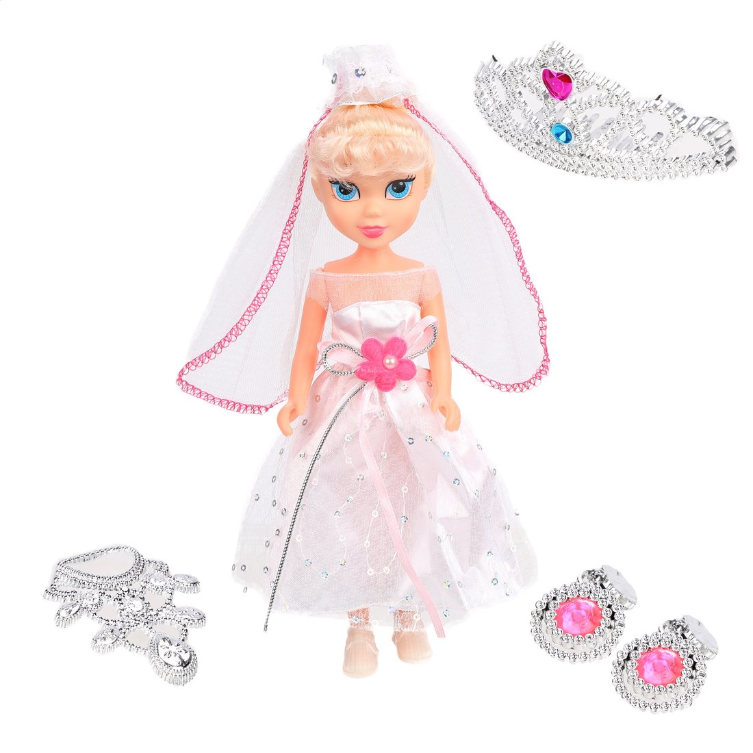 Кукла-невеста, 22 см с аксессуарами  