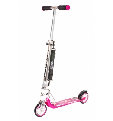 Двухколесный самокат Hudora Big Wheel 125, pink/розовый 