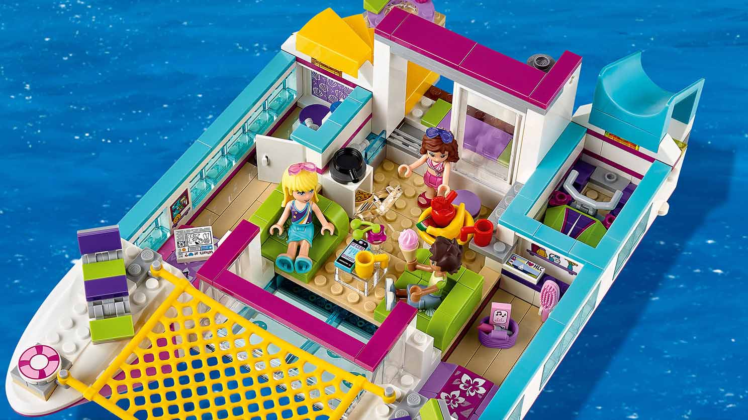 Конструктор Lego Friends. Катамаран Саншайн  