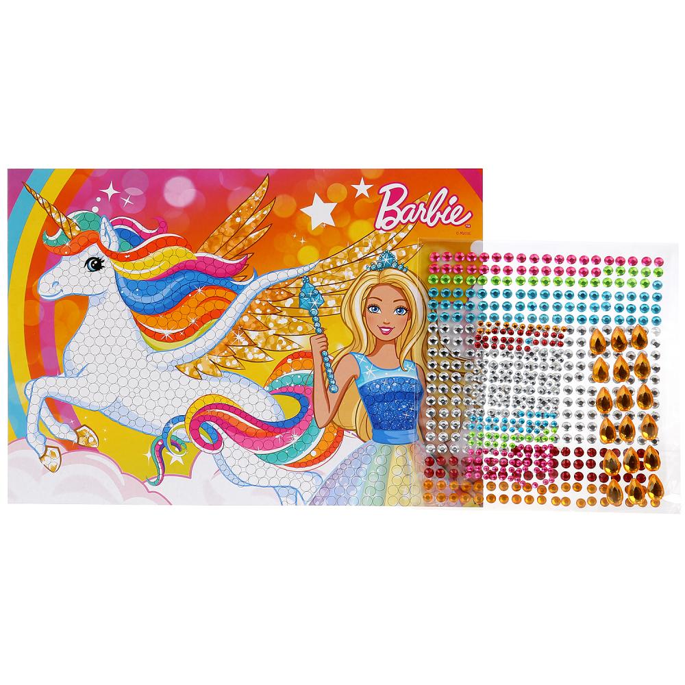 Набор для детского творчества Barbie Кристальная мозаика, 17 х 23 см  