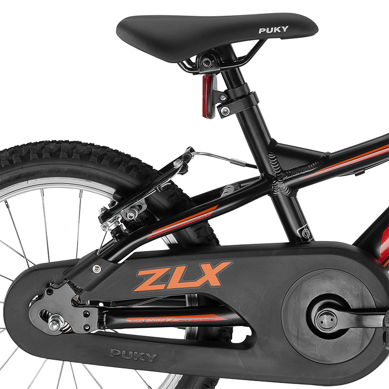 Двухколесный велосипед ZLX 16 1F Alu, цвет - Black Чёрный  