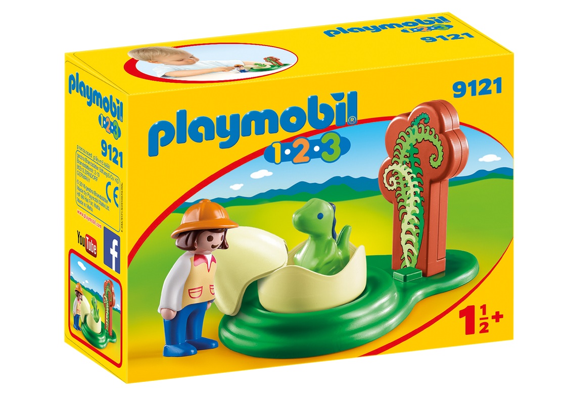 

Игровой набор из серии 1.2.3.:Девочка и яйцо динозавра