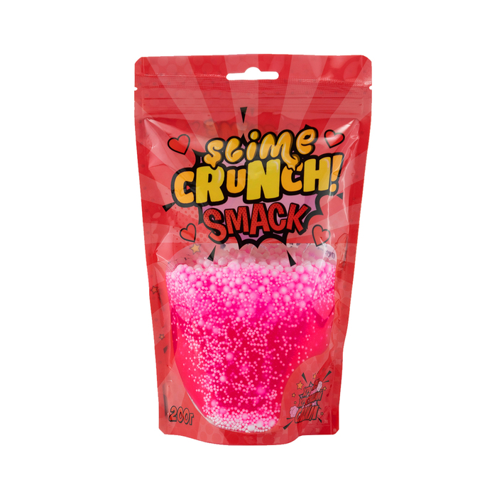 Слайм Crunch-slime - Smack с ароматом земляники, 200 г (Фабрика игрушек, S130-25 