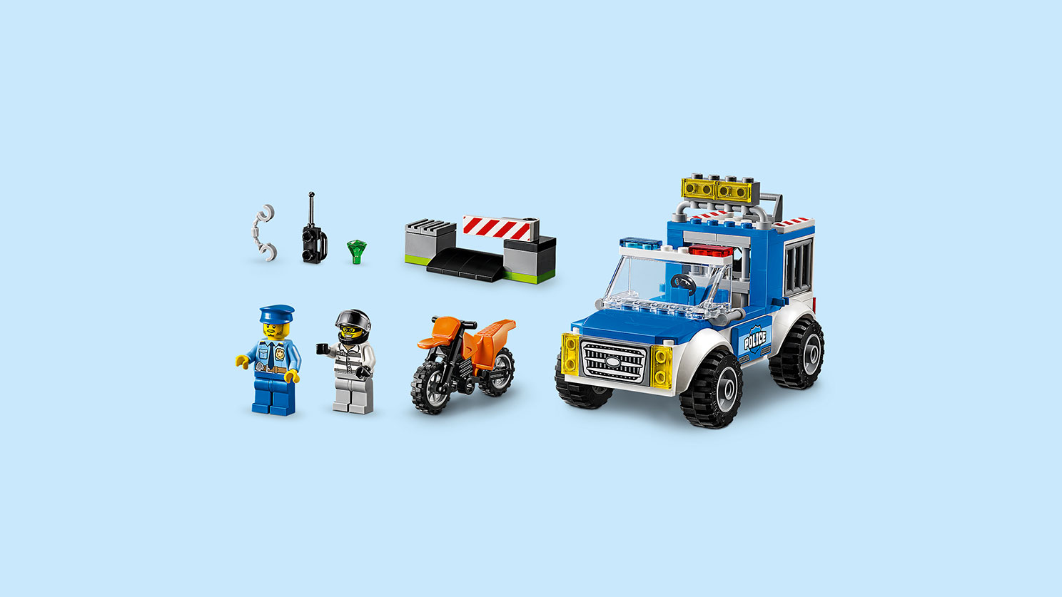 LEGO Juniors. Погоня на полицейском грузовике   
