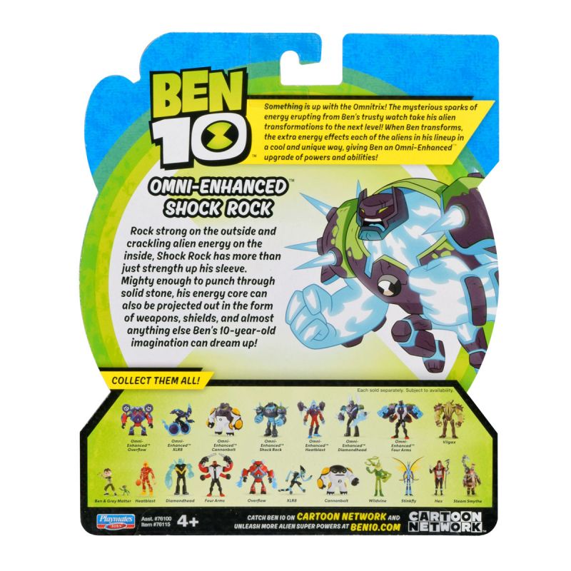 Фигурка из серии Ben 10 – Шок Рок, 12,5 см., омни-усиленный  