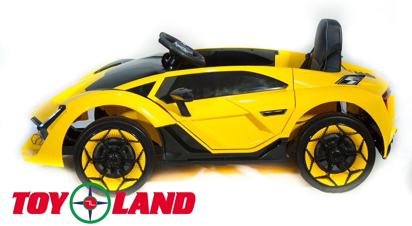 Электромобиль ToyLand Lamborghini YHK2881 желтого цвета 