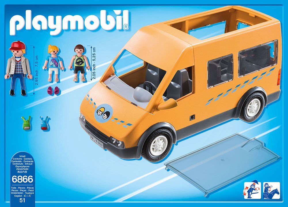 Конструктор Playmobil. Серия Школа. Автобус  