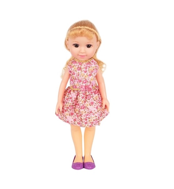 Кукла из серии Красотка Летняя прогулка, блондинка в розовом платье  