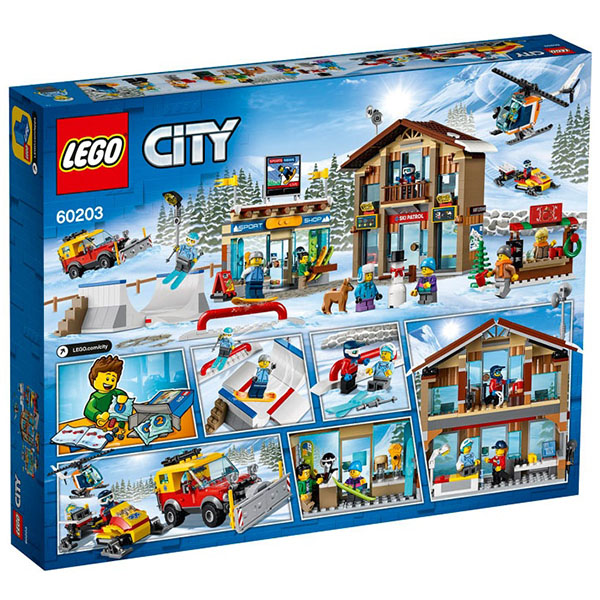 Конструктор Lego Город - Горнолыжный курорт  