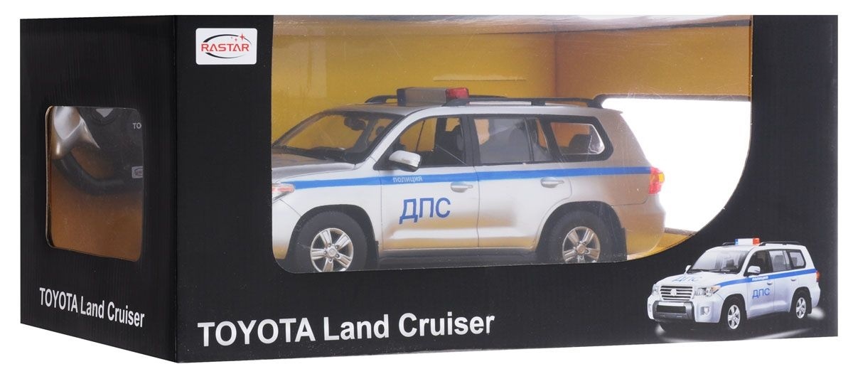 Toyota Land Cruiser 200 ДПС на радиоуправлении, 1:16, свет и звук   