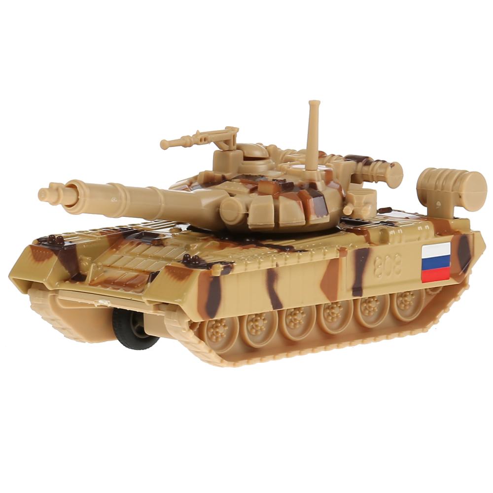 

Tанк металлический T-90, инерционный, подвижные детали, 12 см