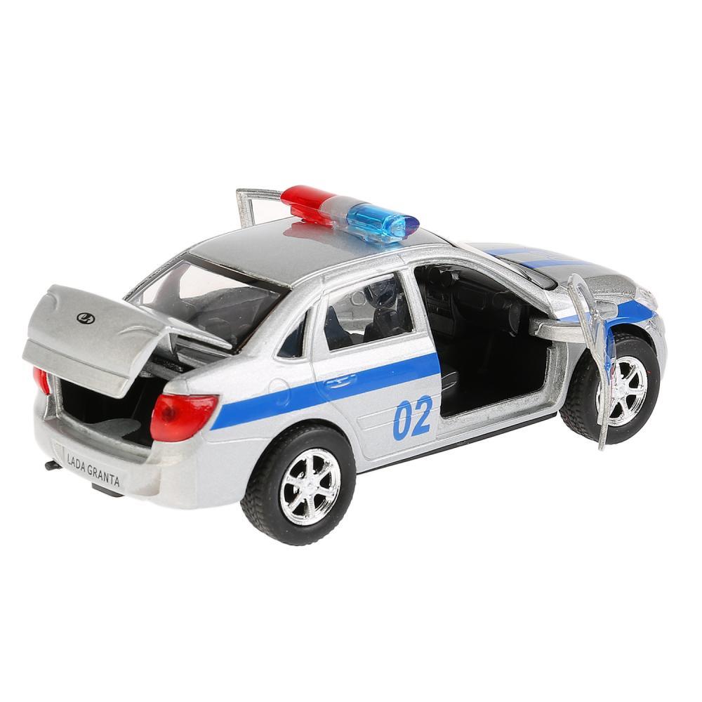 Машина инерционная – Автоваз Лада Гранта Полиция, 12 см, открываются двери  