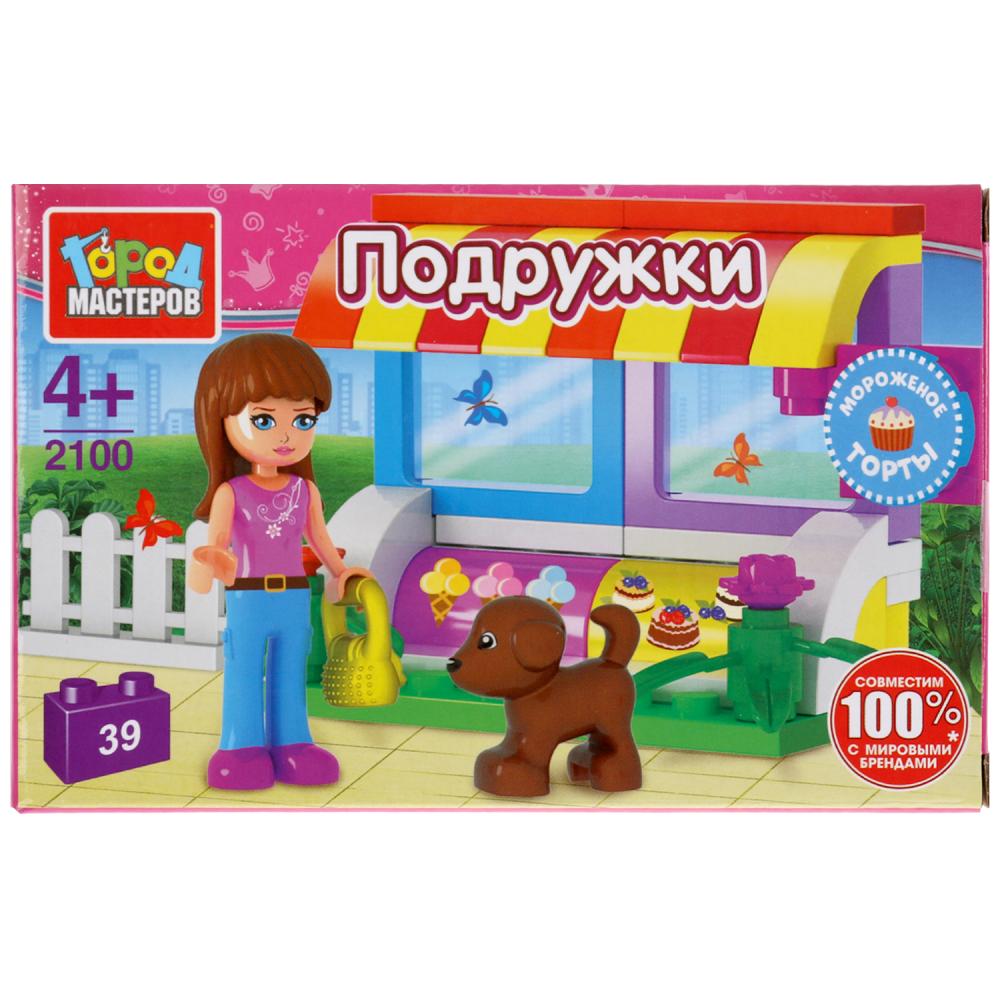 

Конструктор - Ларек сладостей, с фигуркой, 39 деталей