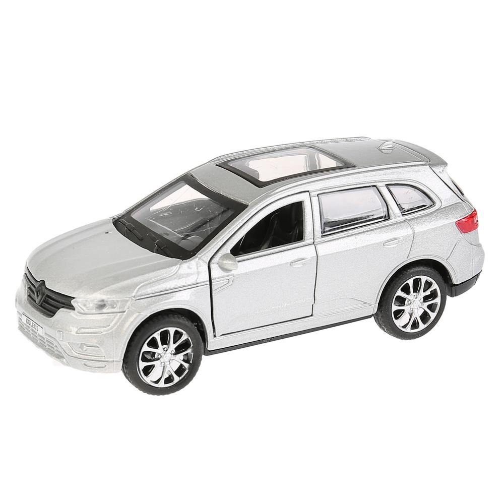 

Машина металлическая инерционная Renault Koleos, 12 см, открываются двери, цвет серебристый