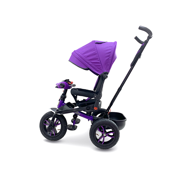 Трехколесный велосипед - Lexus Trike, колеса 12" и 10", фиолетовый, свет и звук  