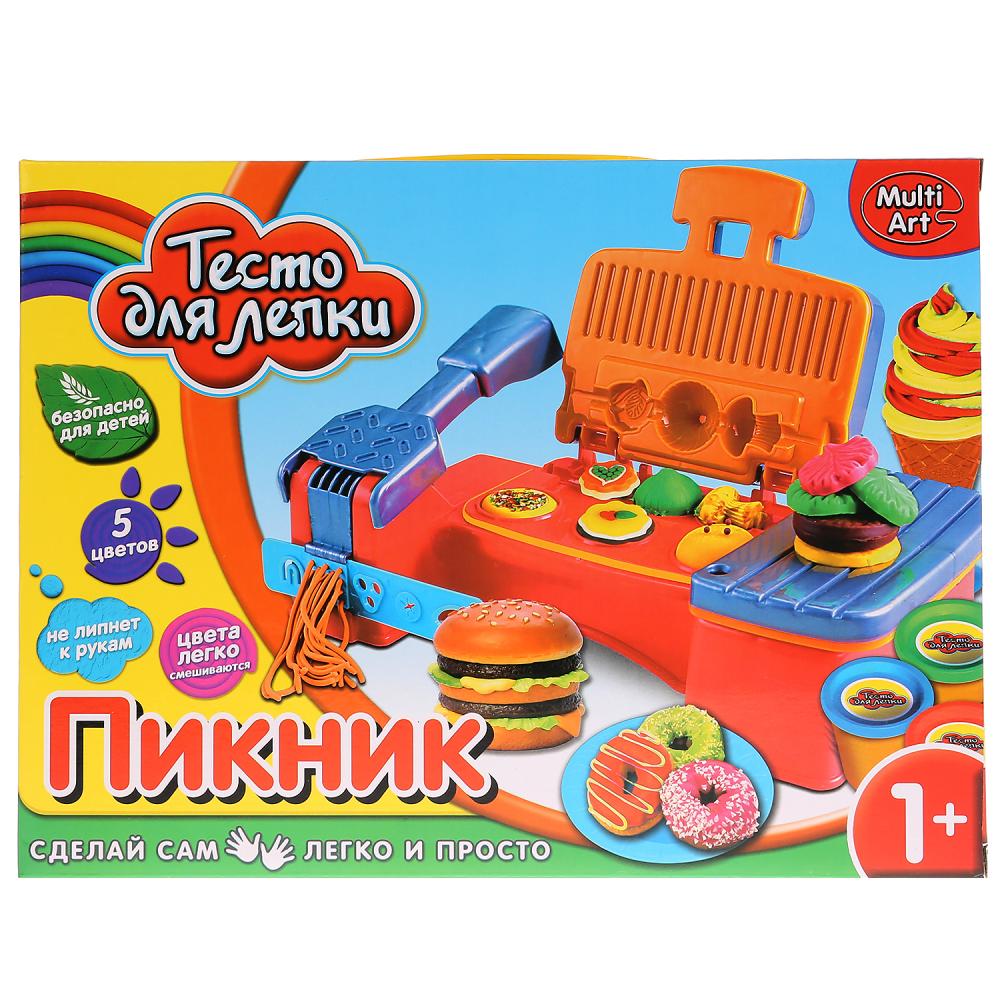

Набор теста для лепки MultiArt - Пикник sim)