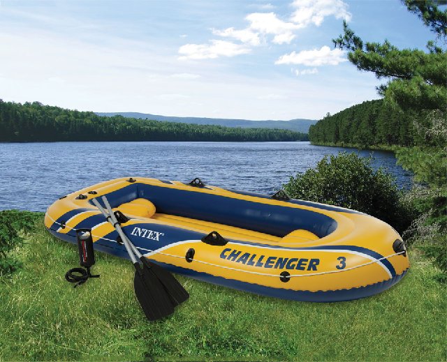 Intex байдарка Challenger к1