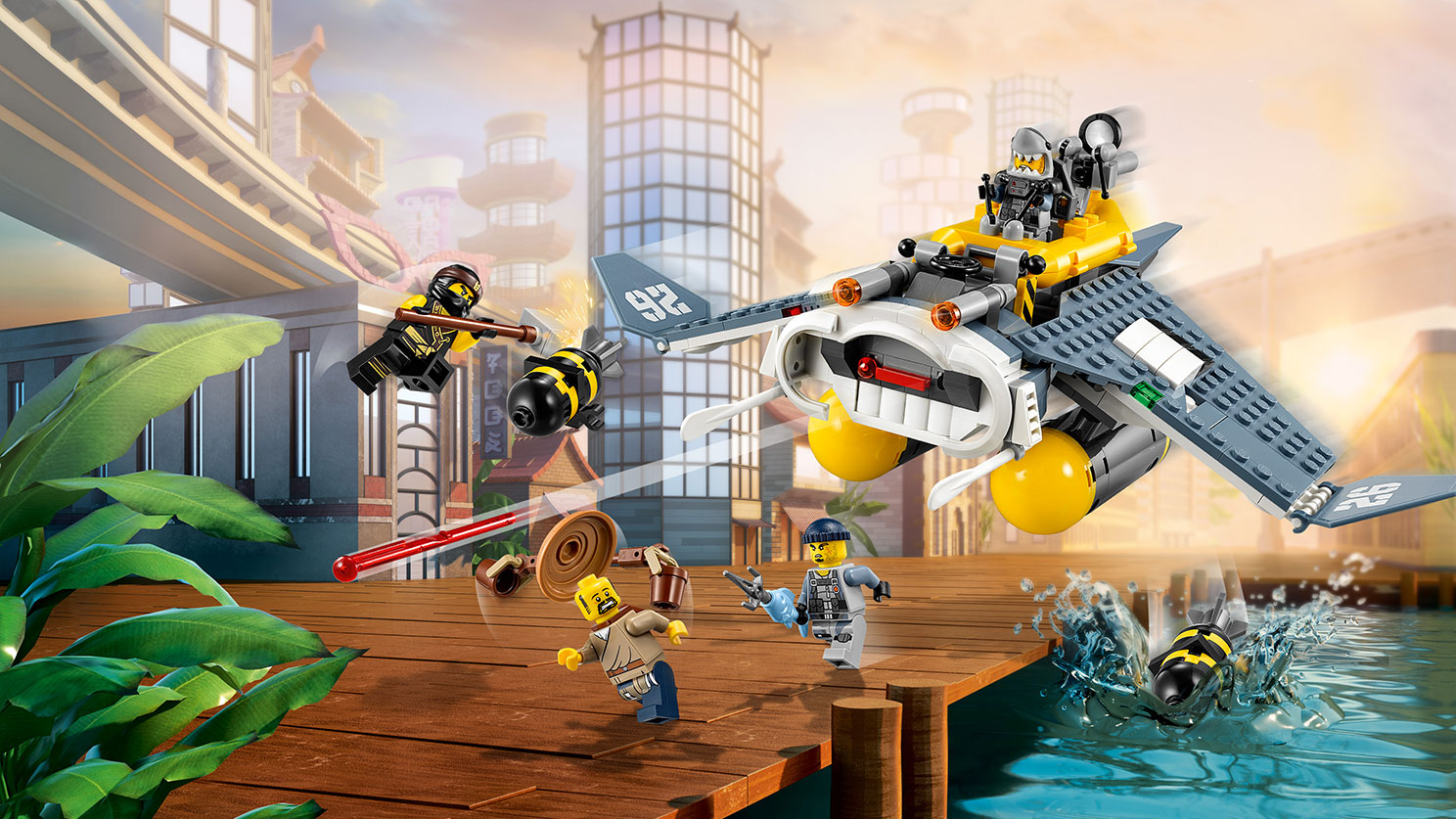 Lego Ninjago. Бомбардировщик Морской дьявол  