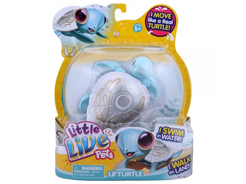 Интерактивная игрушка Little Live Pets - Черепашка-ангелочек Жемчужинка  