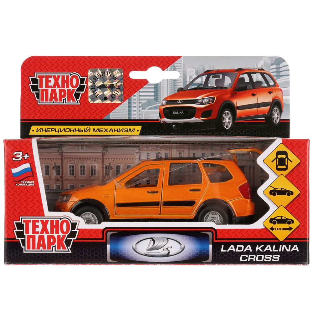 

Металлическая инерционная машина - LADA Kalina Cross, 12 см, открываются двери и багажник -WB)