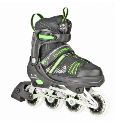 Раздвижные ролики Hudora Inlineskate RX-21, зеленые, 29-32 