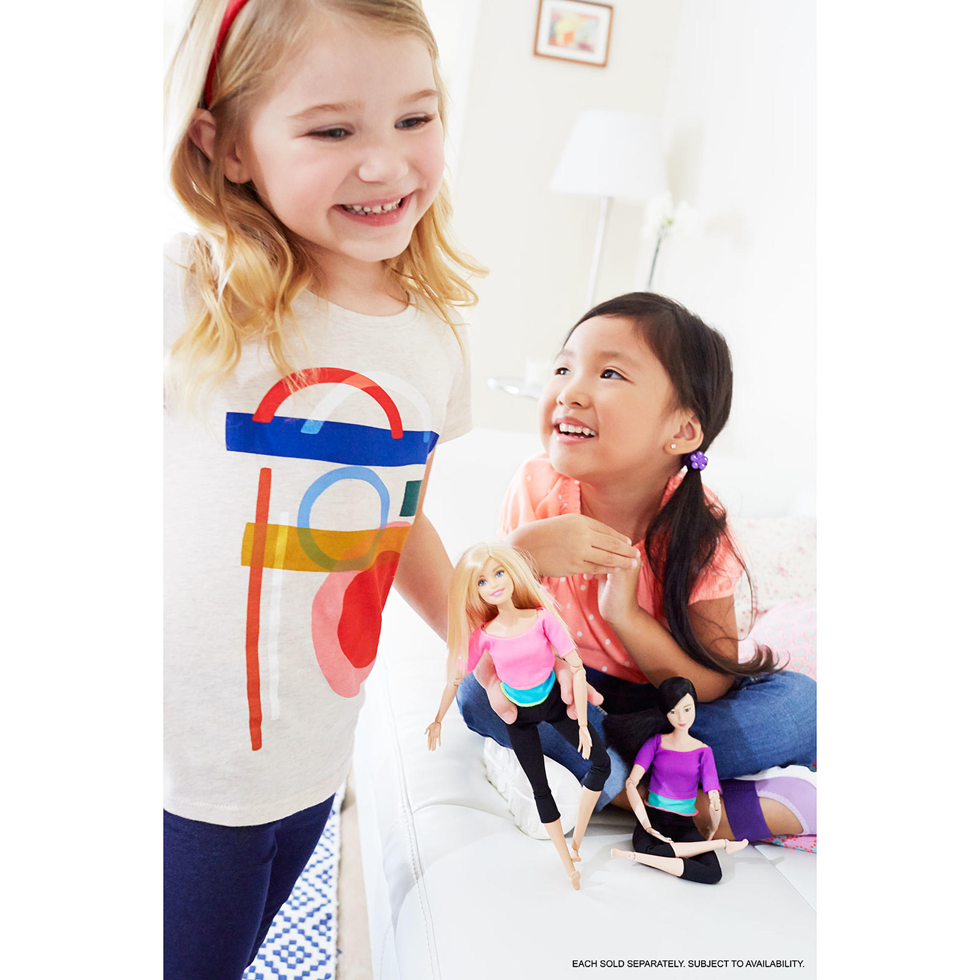 Кукла Барби - Безграничные движения - Блондинка в розовом топе (Mattel, DHL82-DHL81 