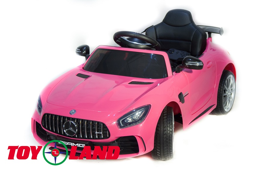 

Электромобиль Mercedes Benz GTR mini, цвет – розовый