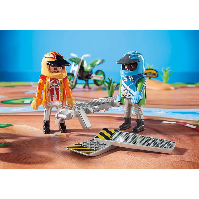 Конструктор Playmobil. Игровая карта: Мототрасса  