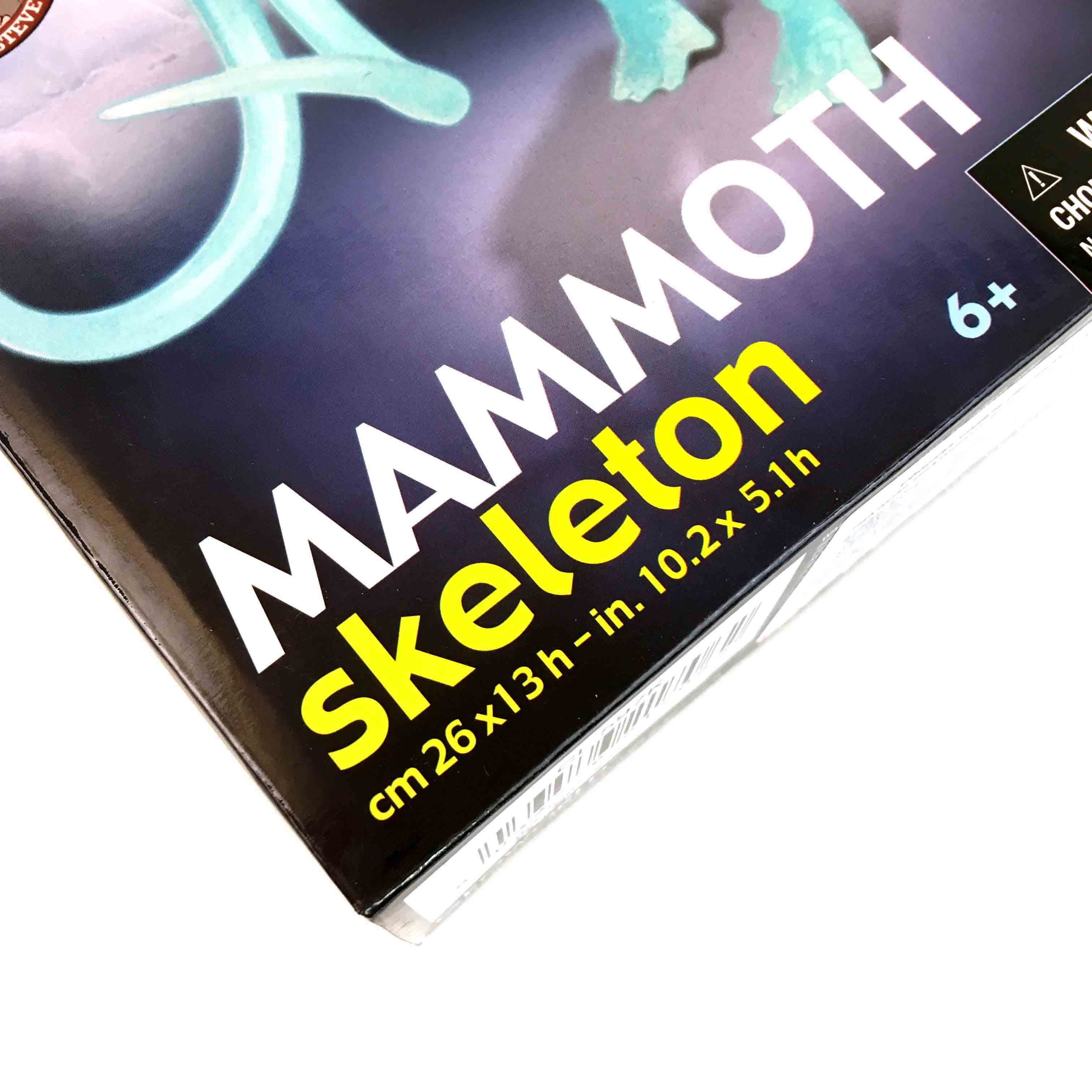 Сборная модель - Скелет Мамонта, 12 деталей, светится  