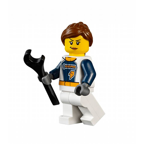 Lego City. Грузовик для перевозки драгстера  