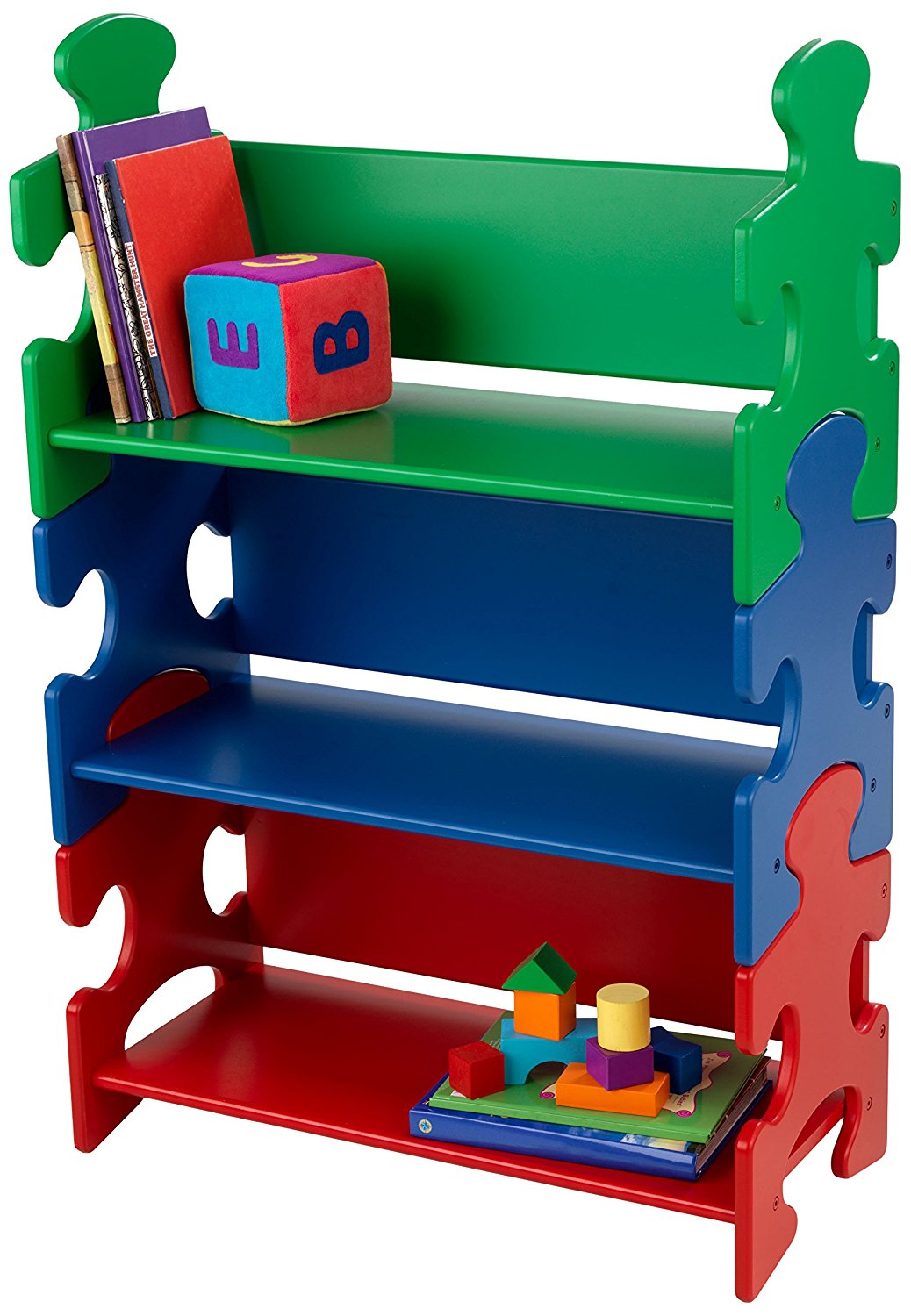 

Система хранения Пазл в ярких цветах Puzzle Book Shelf Primary