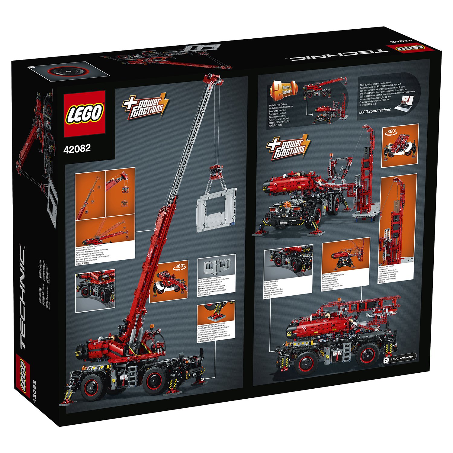 Конструктор Lego Technic - Подъемный кран для пересеченной местности  