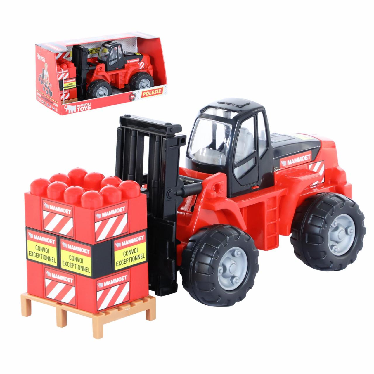 

Автокар Mammoet toys и конструктор, 15 элементов
