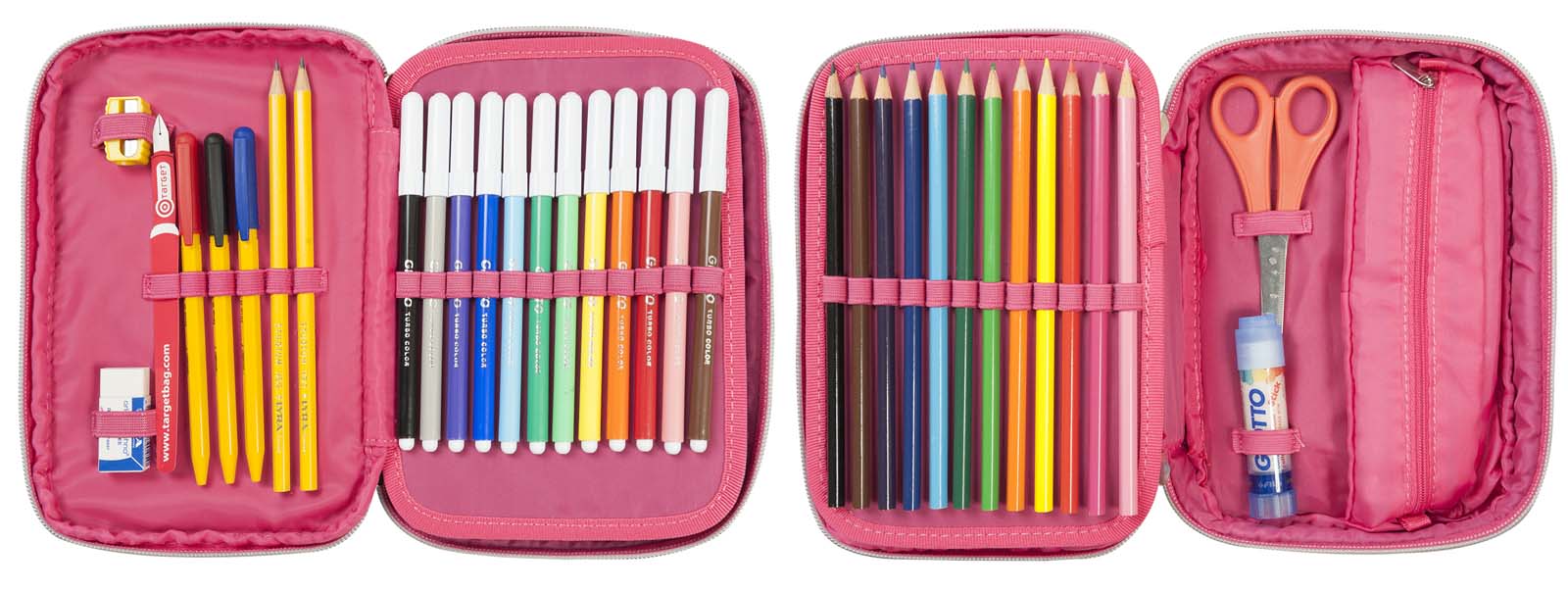 Пенал с канцтоварами - Волшебный сад  