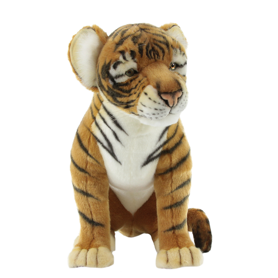 Мягкая игрушка - Детеныш тигра сидящий, 41 см.  