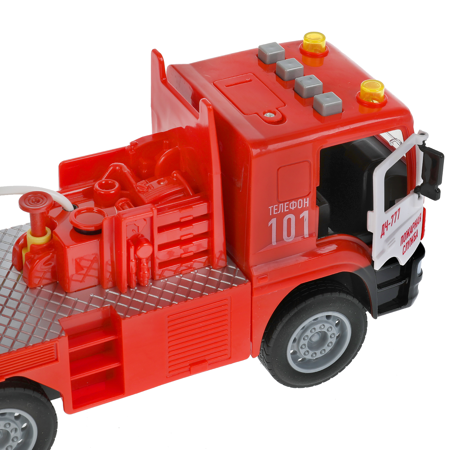Машина Пожарная Kaamaz 30 см свет-звук двери открываются инерционная пластиковая  