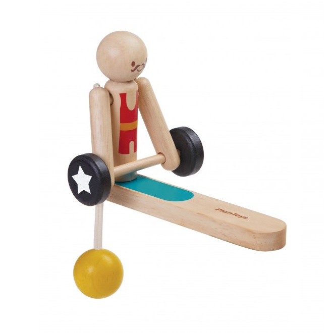 Деревянная игрушка - Акробат-тяжеловес  