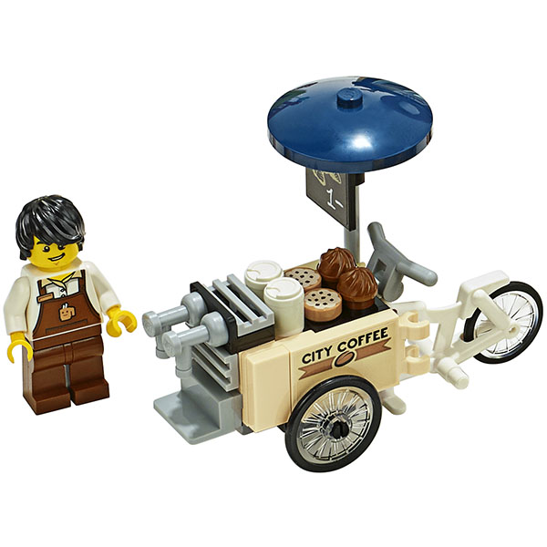 Конструктор Lego City Town - Открытие магазина по продаже пончиков  