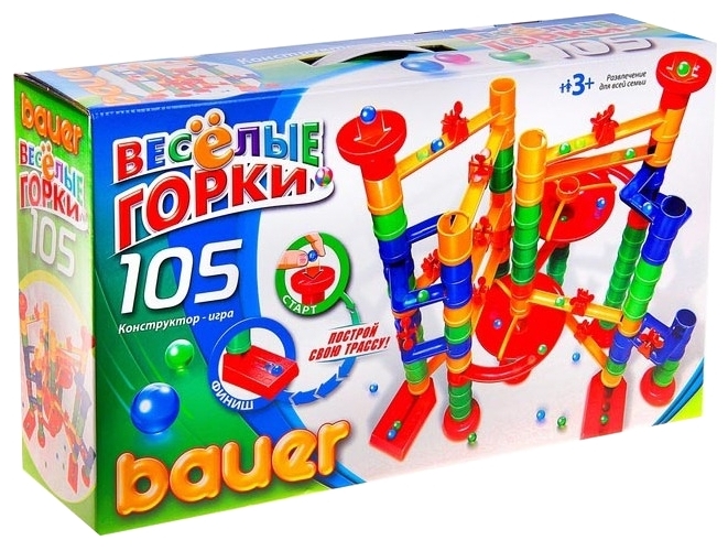 

Конструктор «Весёлые горки», 105 элемента
