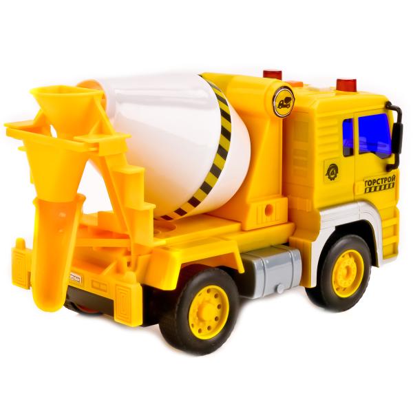 Инерционная машина - Бетономешалка, 1:20, свет и звук  