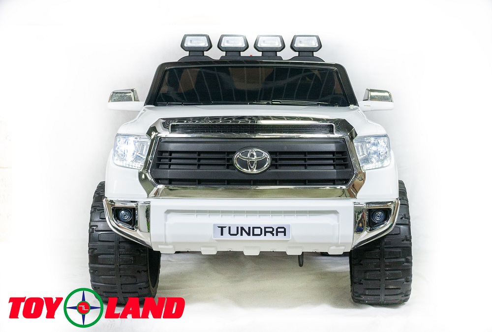 Электромобиль ToyLand Toyota Tundra белого цвета  