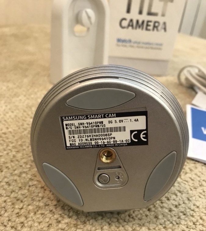 Wi-Fi видеоняня Samsung SmartCam SNH-V6410PNW, белая 