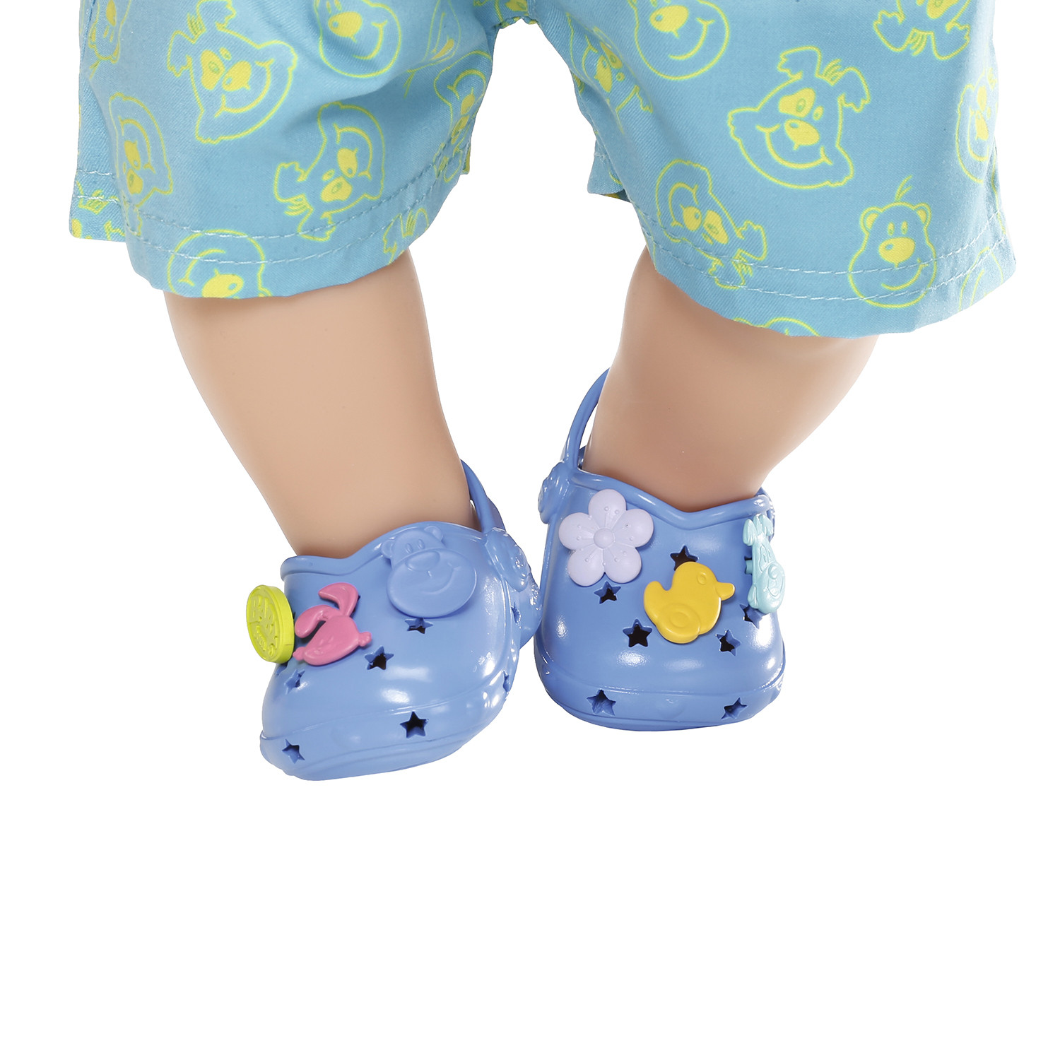 Обувь для куклы Baby born - Сандалии фантазийные, синие  